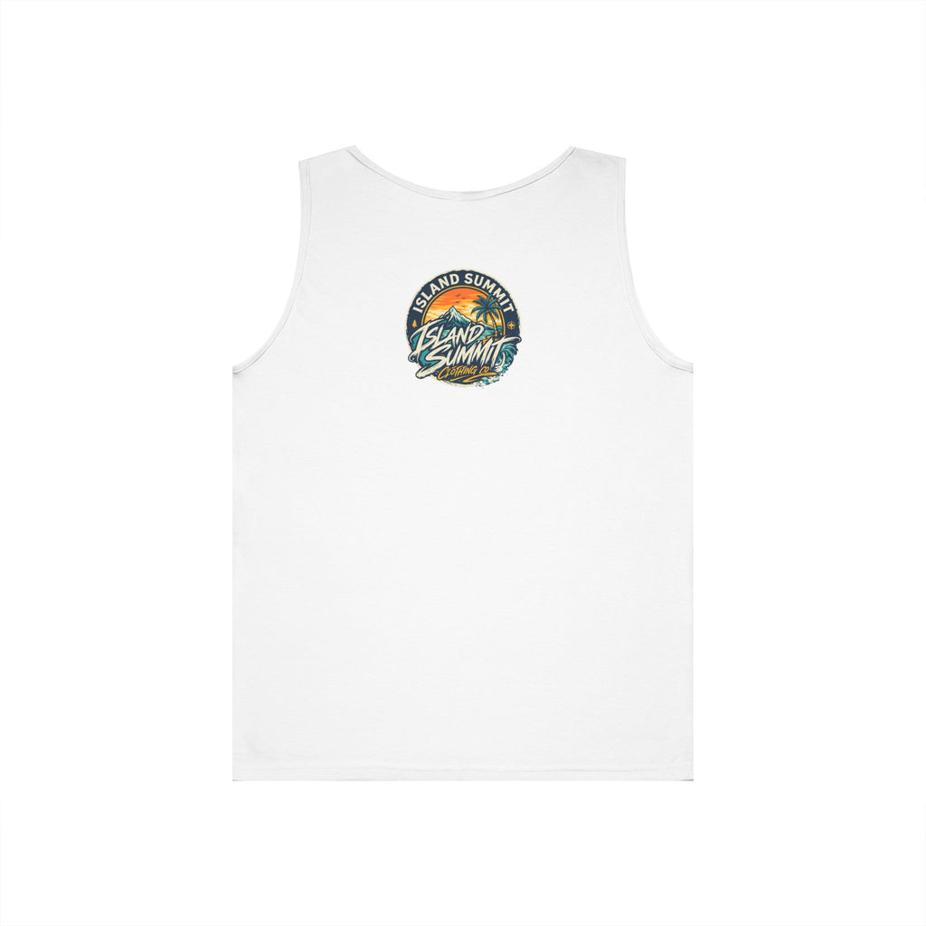 Island Summit Sunset Palm Tank Top