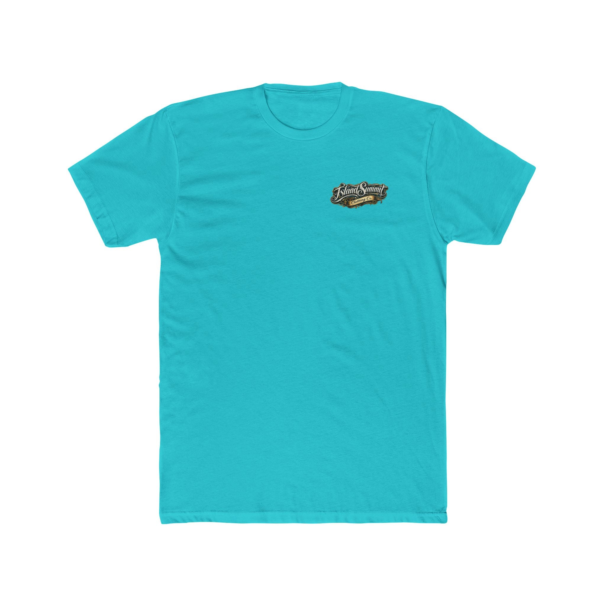 Island Summit Clothing Co logo T-Shirt | Vintage script chest and back graphic