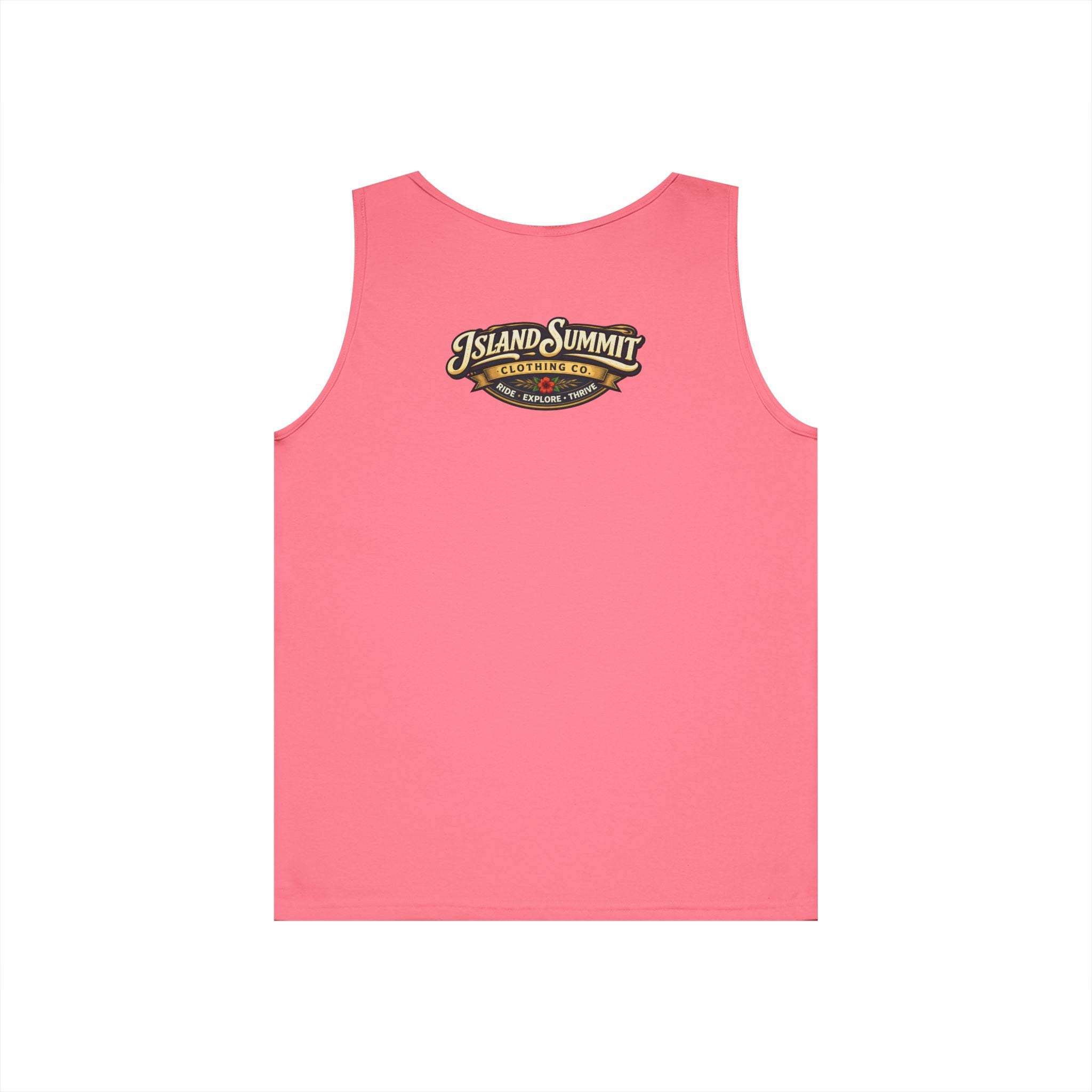 Island Summit Logo Tank Top | Vintage Surf Badge, Beachwear