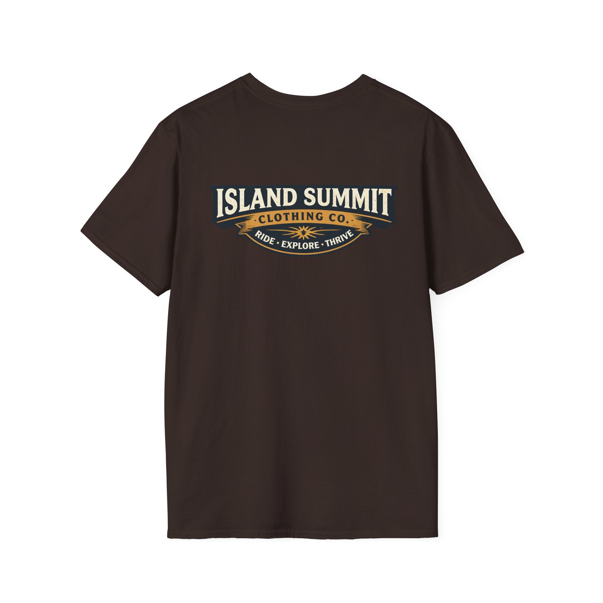 Island Summit logo T-Shirt | Vintage outdoor badge, Explore Travel Tee