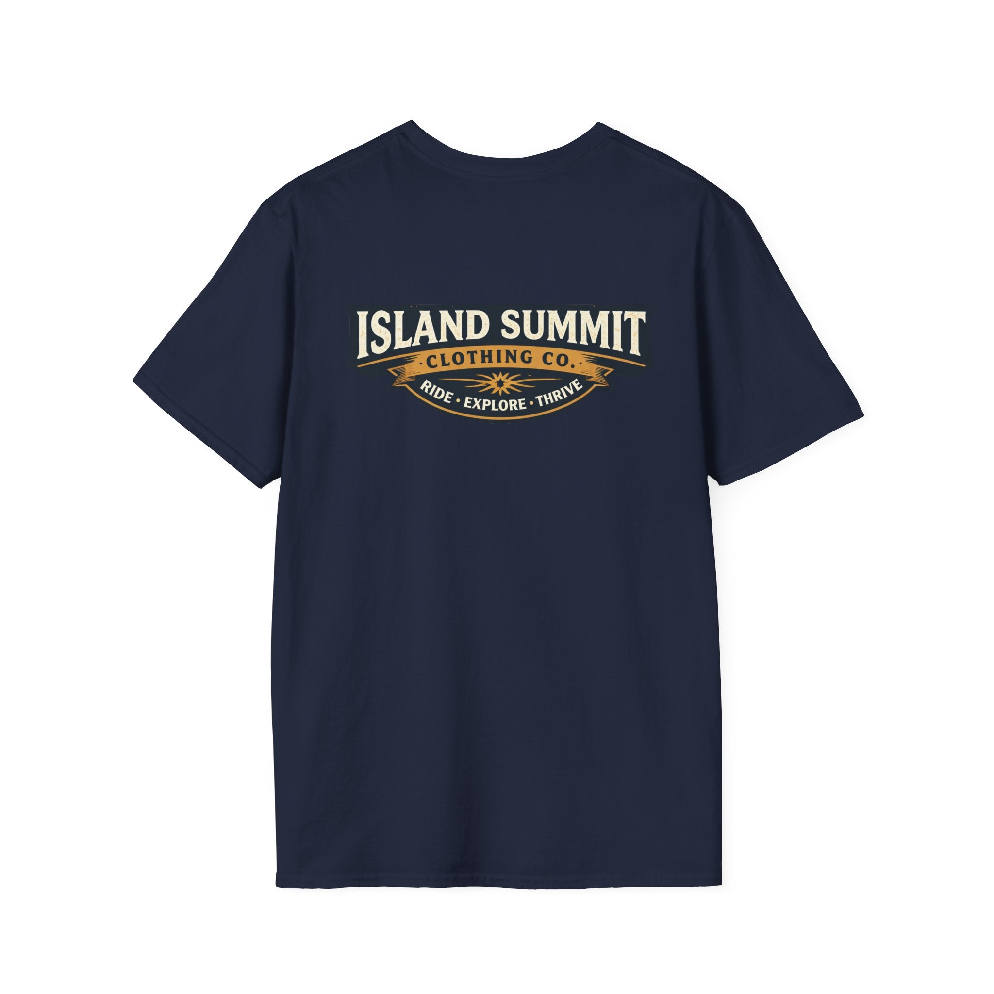 Island Summit logo T-Shirt | Vintage outdoor badge, Explore Travel Tee