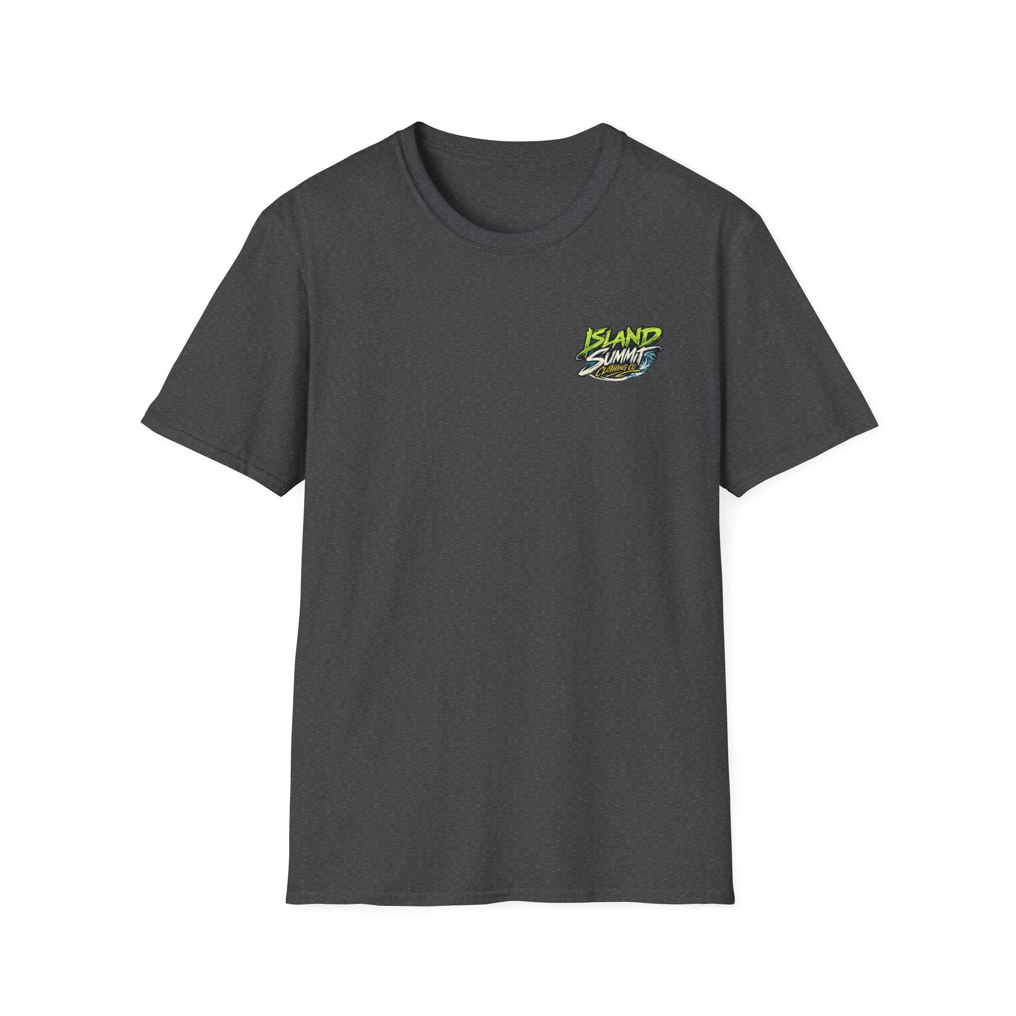 Island Summit graphic tee | Surf, snorkeling, palm trees, tropical adventure