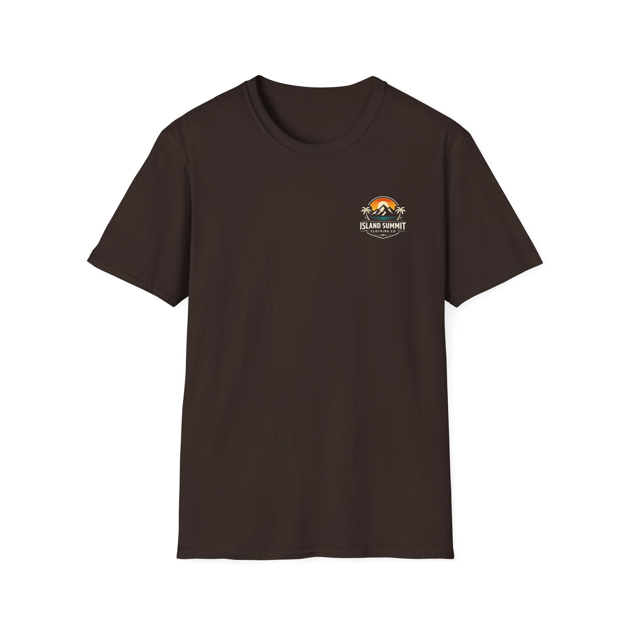 Island Summit sunset mountain palm Tee