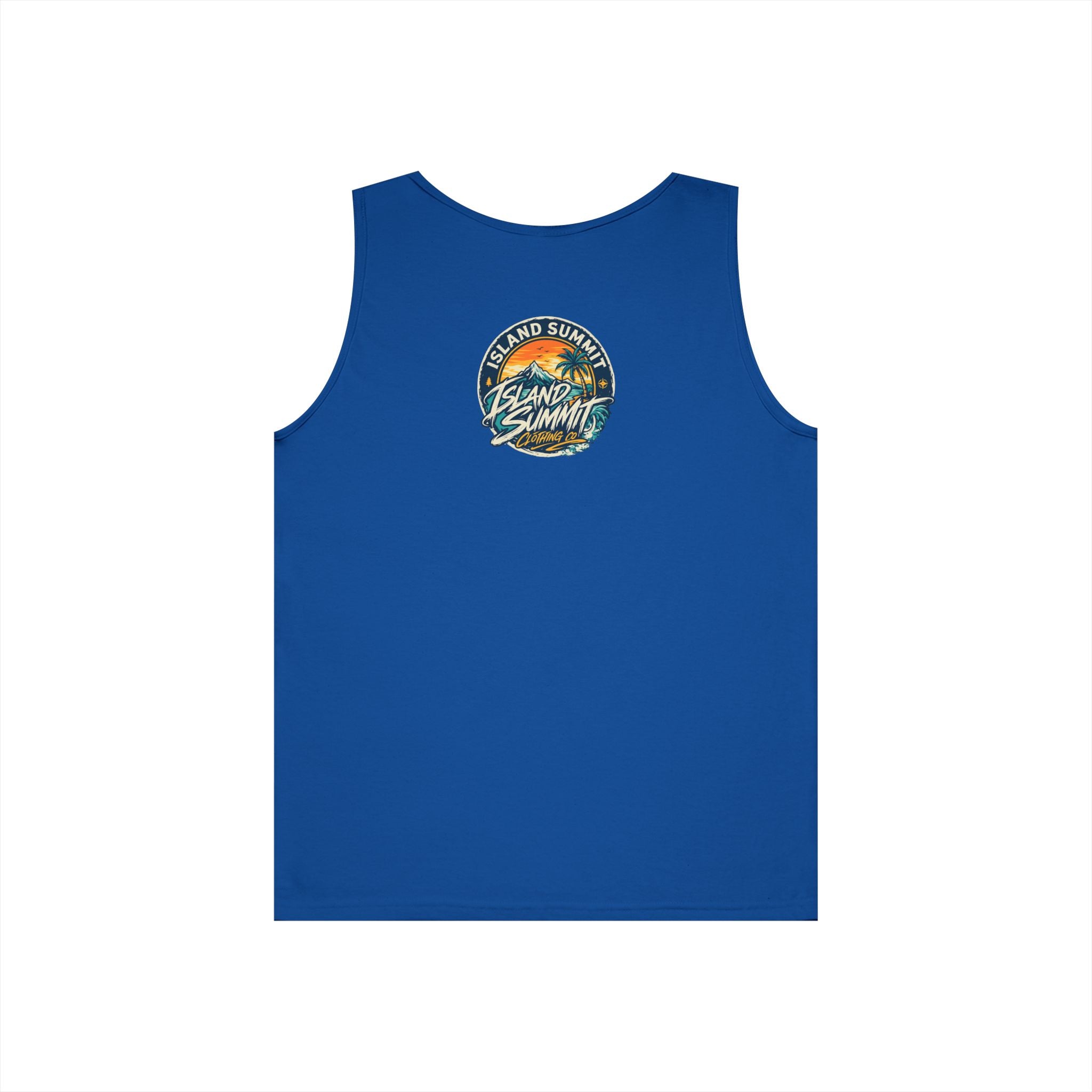 Island Summit Sunset Palm Tank Top