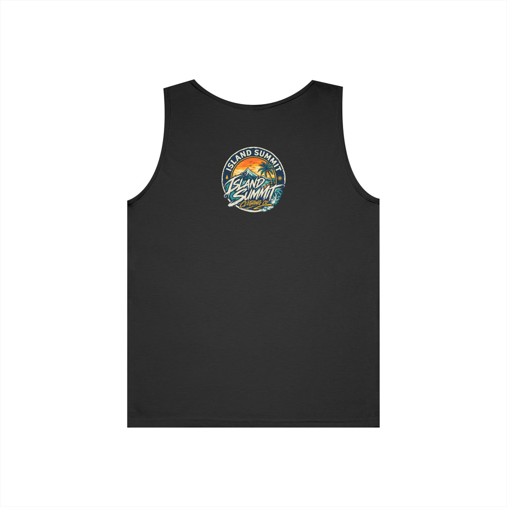 Island Summit Sunset Palm Tank Top