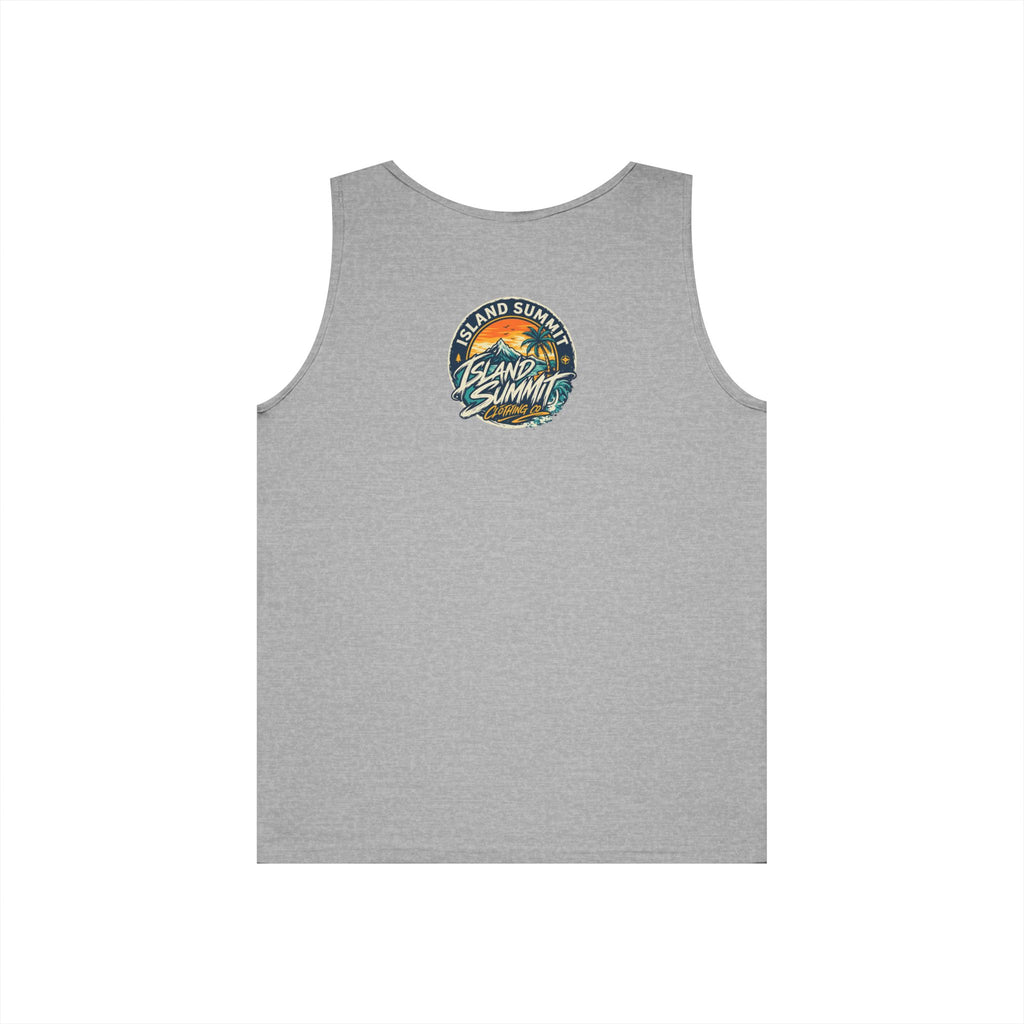 Island Summit Sunset Palm Tank Top