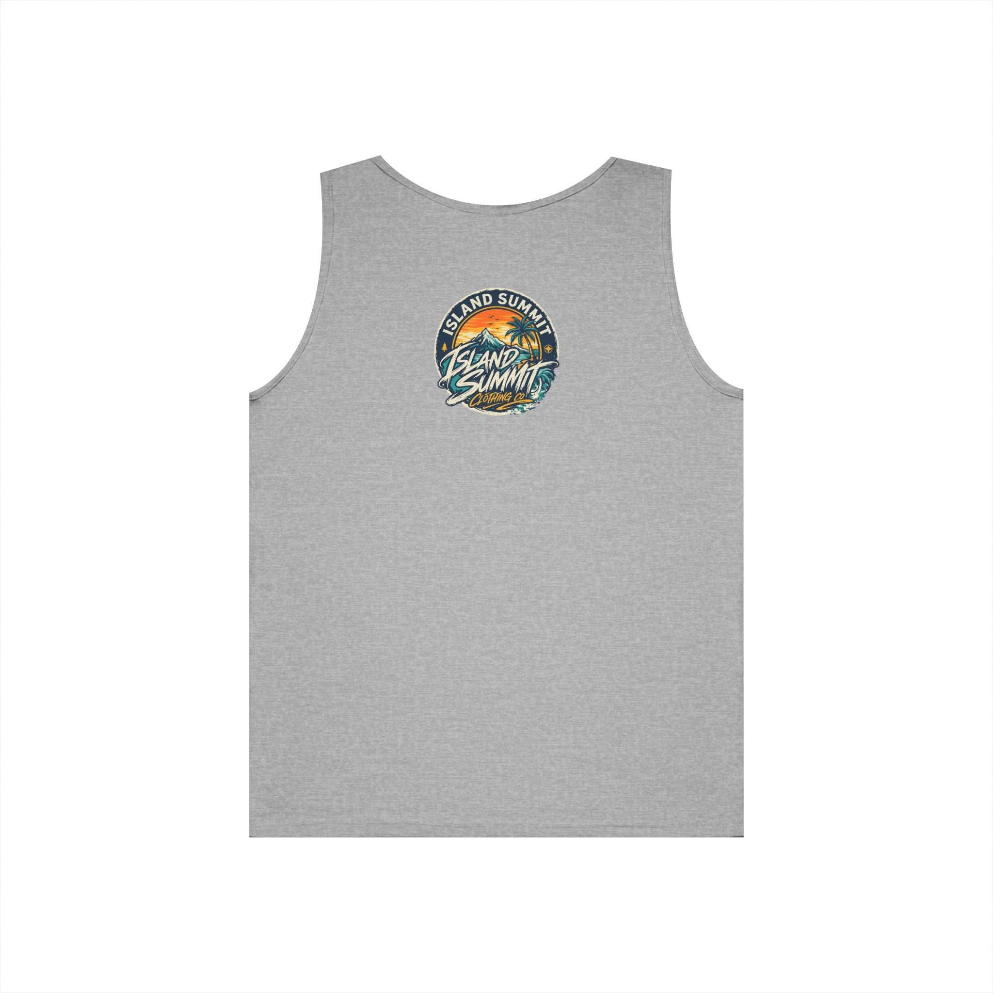 Island Summit Sunset Palm Tank Top