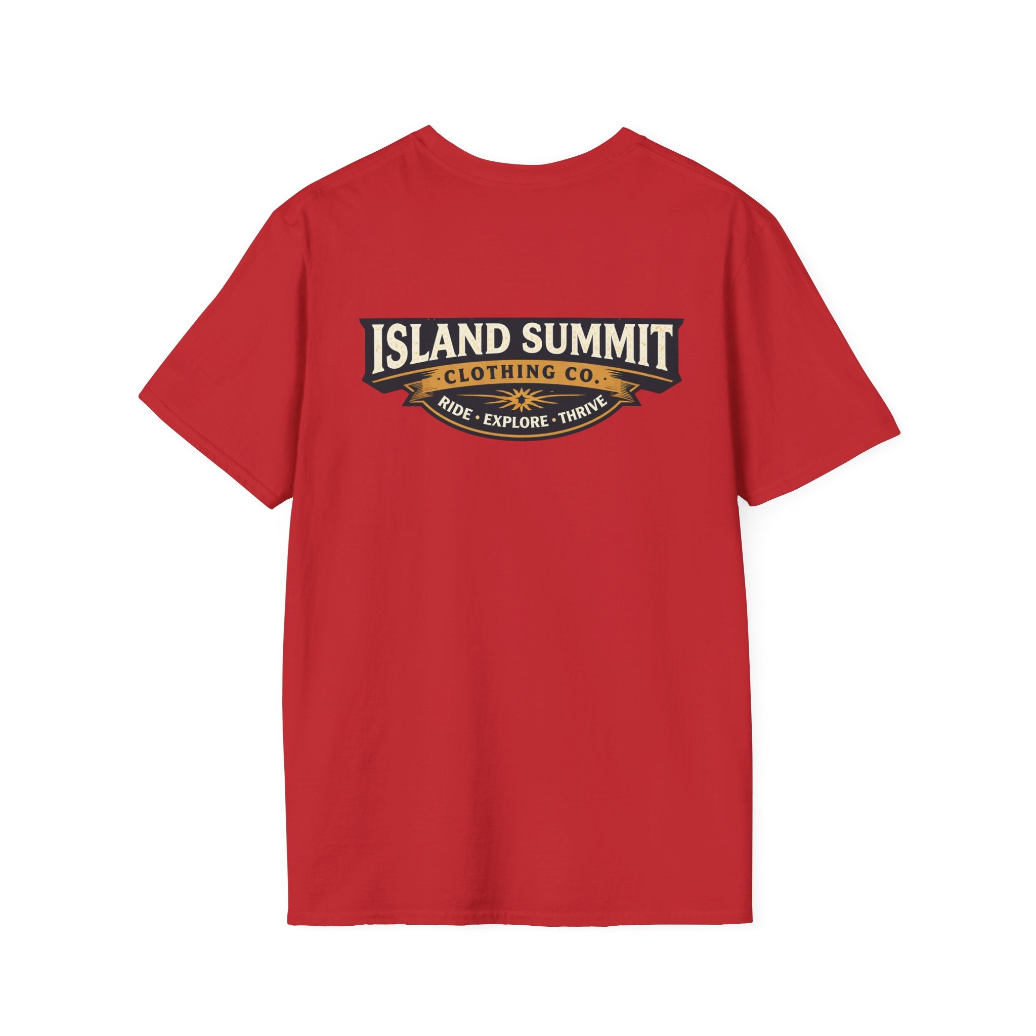 Island Summit logo T-Shirt | Vintage outdoor badge, Explore Travel Tee