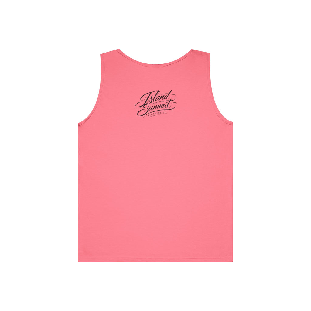 Island Summit script logo Tank Top
