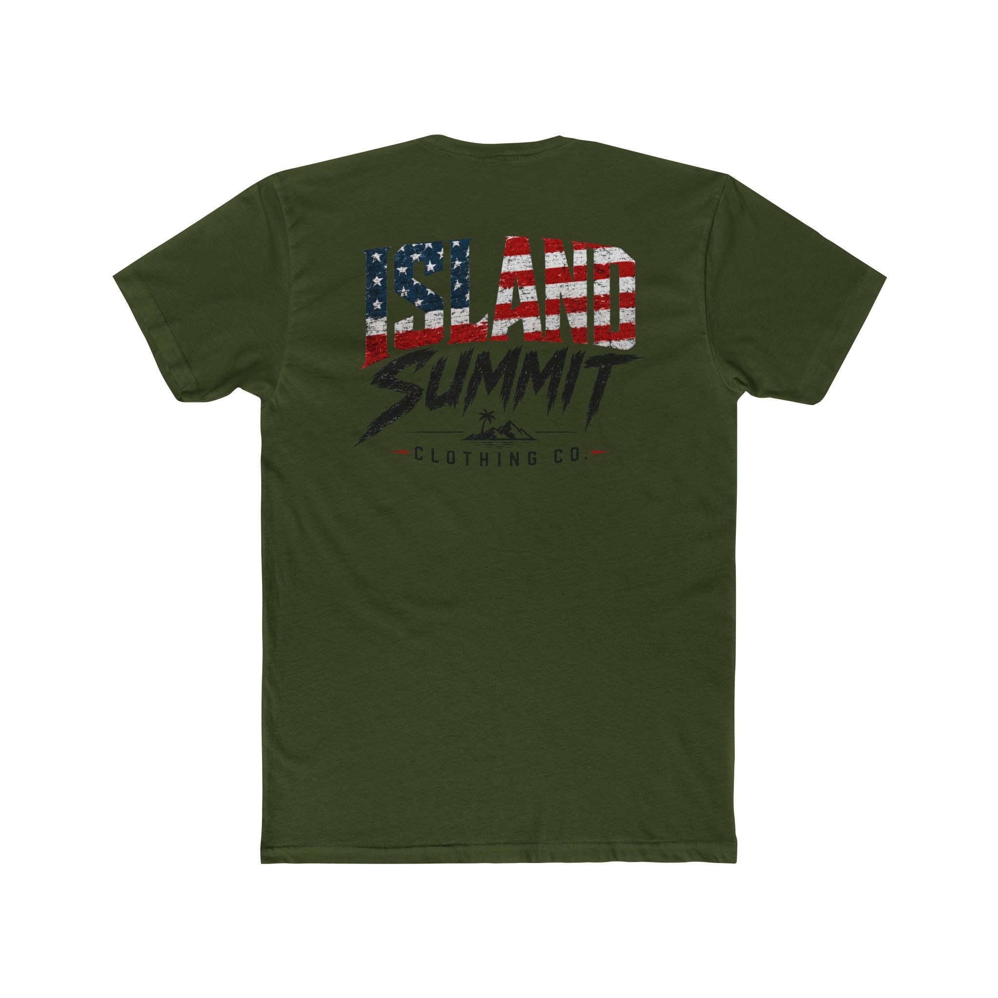 Island Summit Tee — Americana Flag Logo
