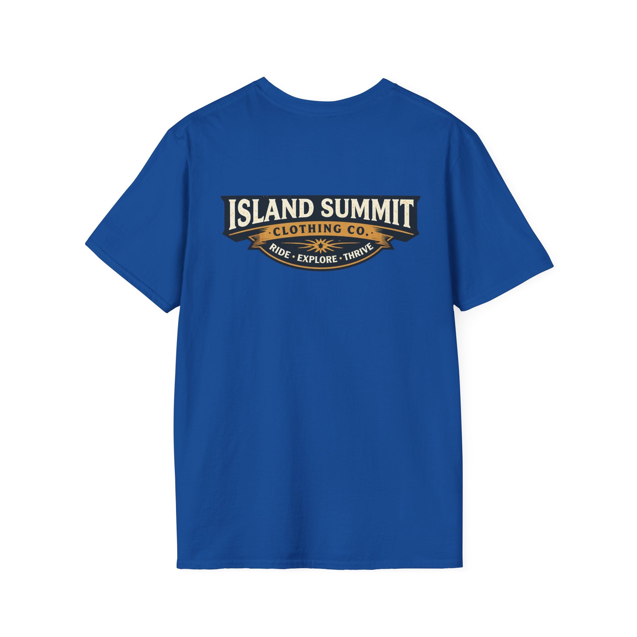 Island Summit logo T-Shirt | Vintage outdoor badge, Explore Travel Tee