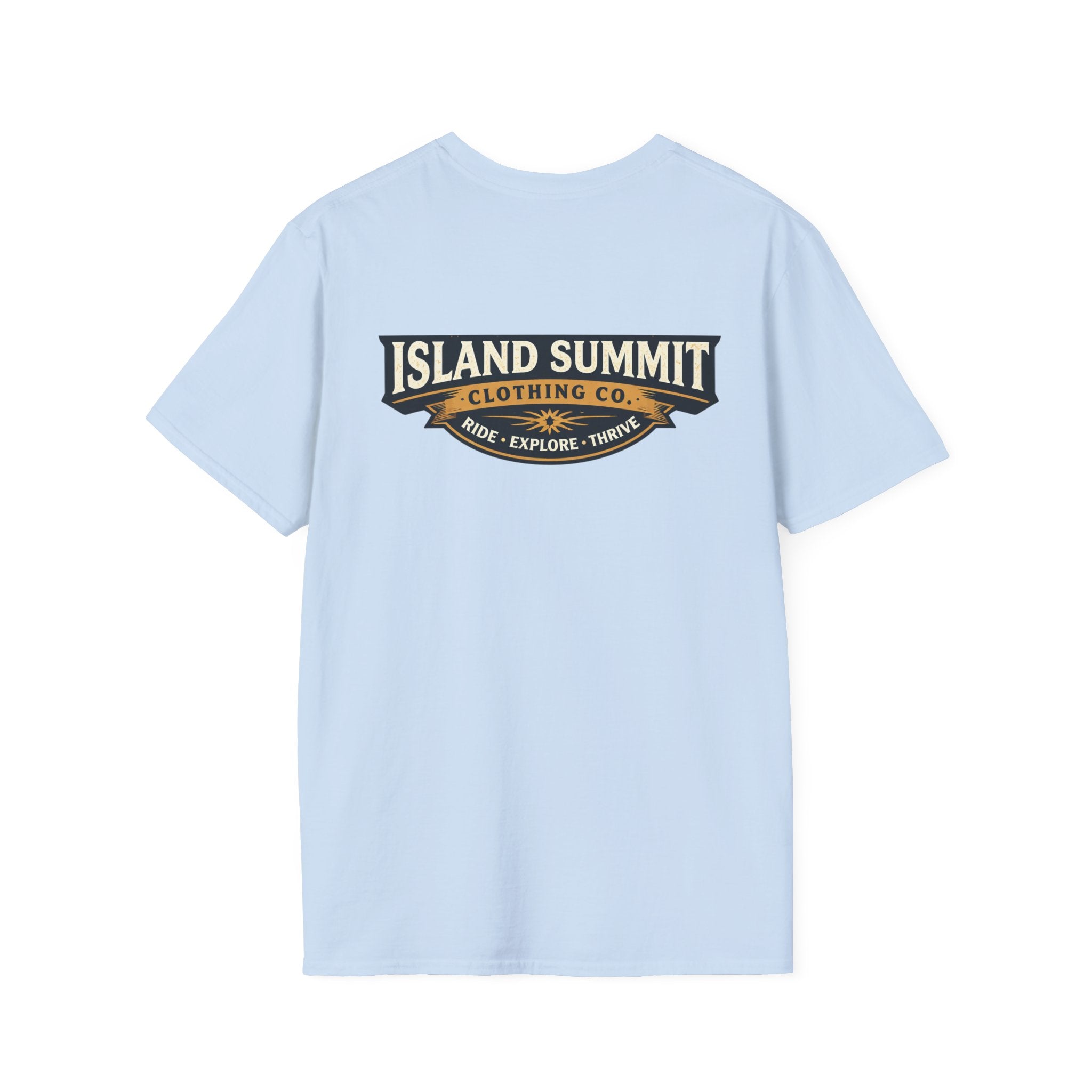 Island Summit logo T-Shirt | Vintage outdoor badge, Explore Travel Tee