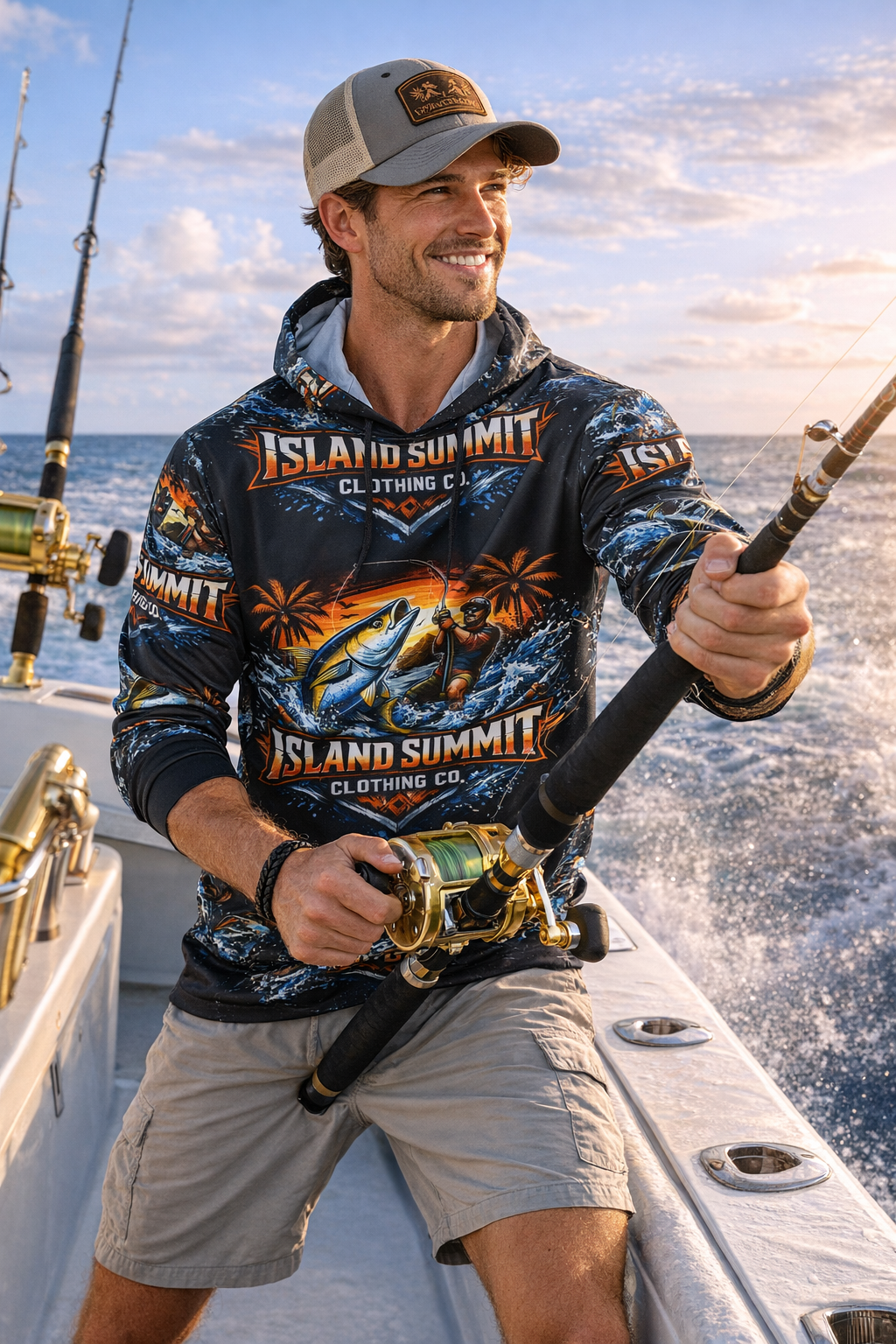 Island Summit Tuna Fishing Hoodie