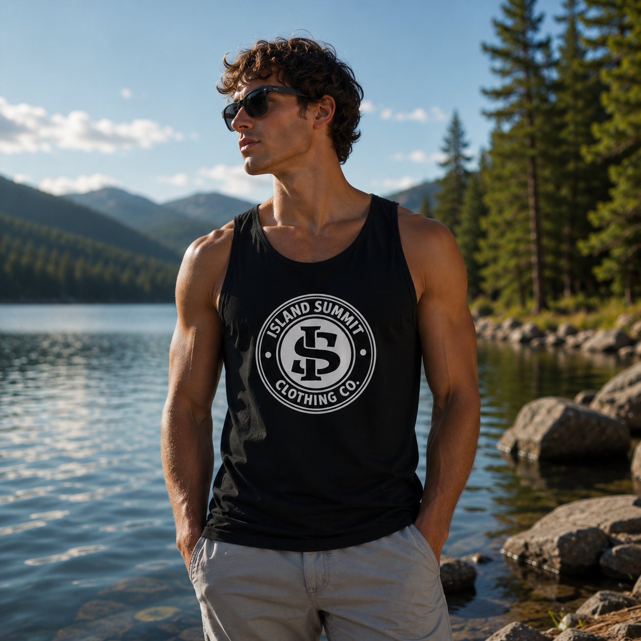 Island Summit Clothing Co. Logo Tank