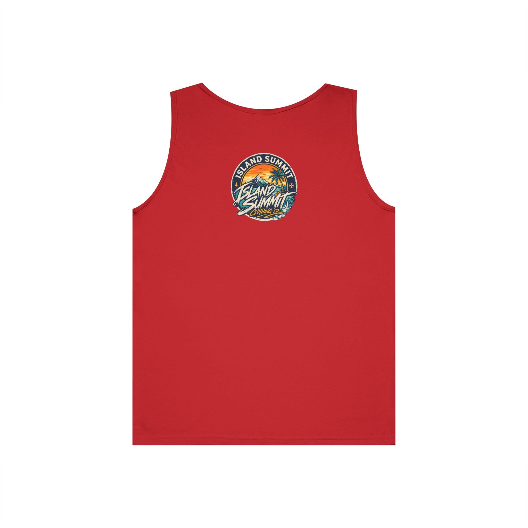 Island Summit Sunset Palm Tank Top