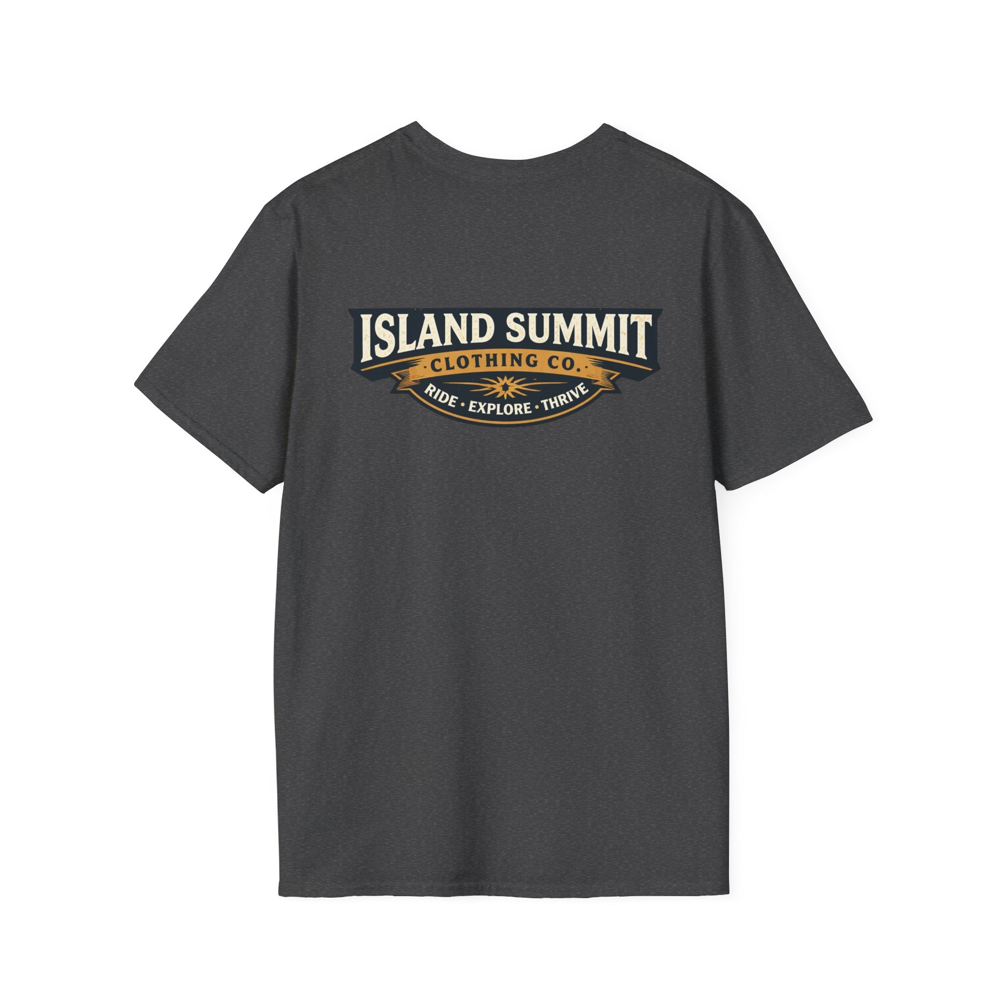 Island Summit logo T-Shirt | Vintage outdoor badge, Explore Travel Tee