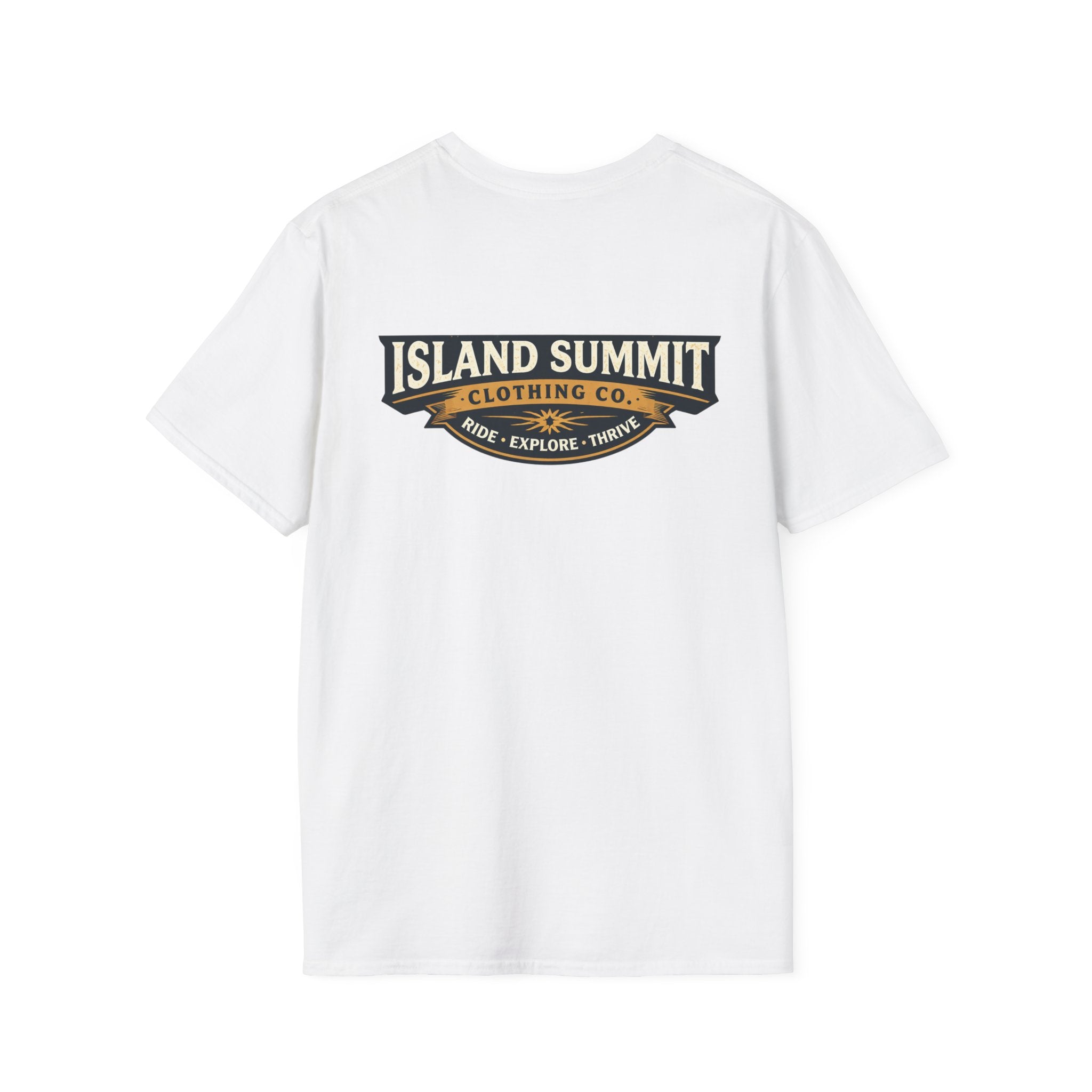 Island Summit logo T-Shirt | Vintage outdoor badge, Explore Travel Tee