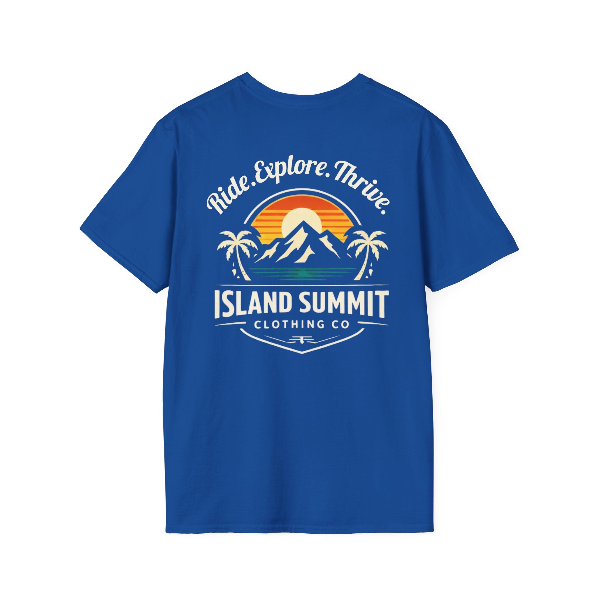 Island Summit sunset mountain palm Tee
