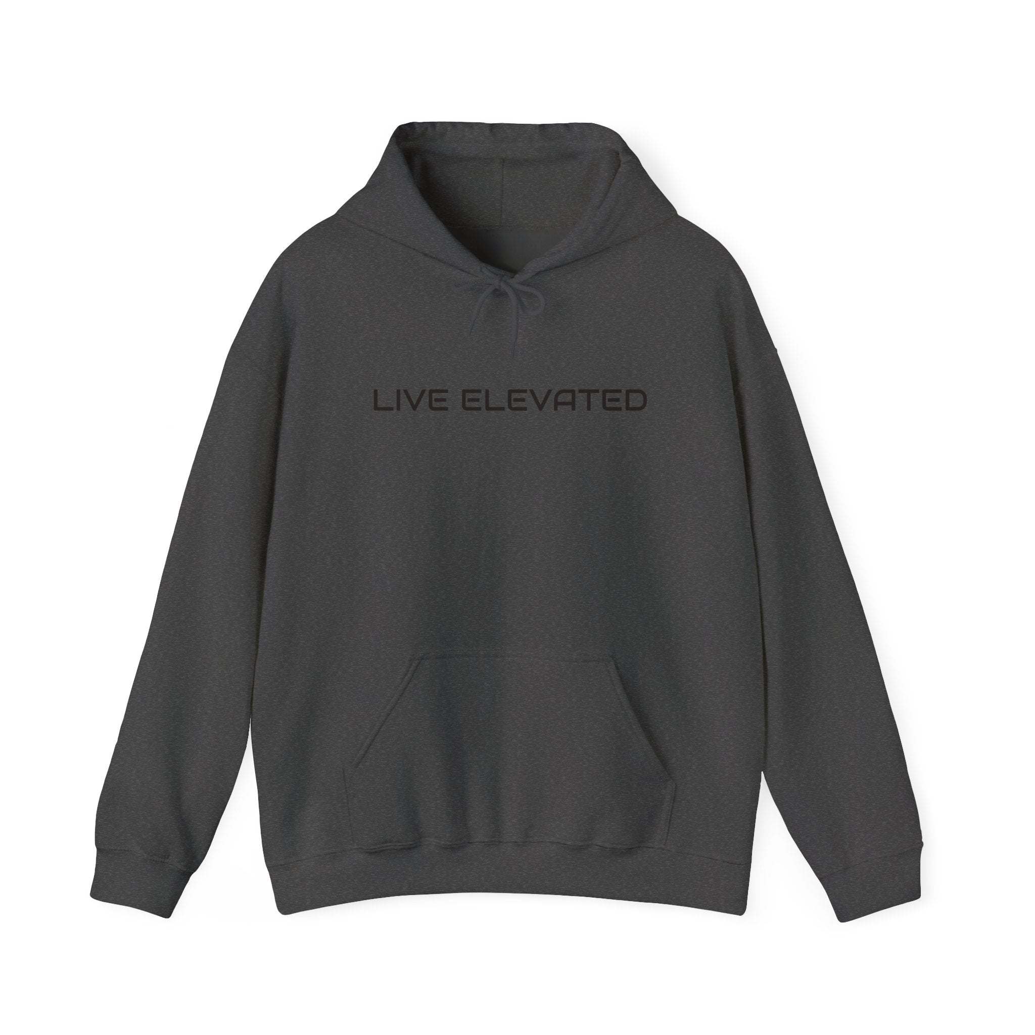 Island Summit Graphic Hoodie | 'Live Elevated' Tropical Surf Design