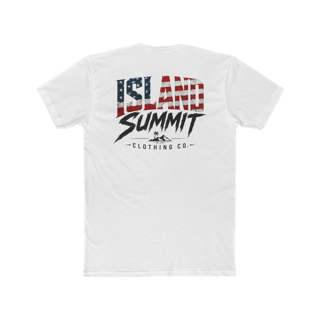 Island Summit Tee — Americana Flag Logo