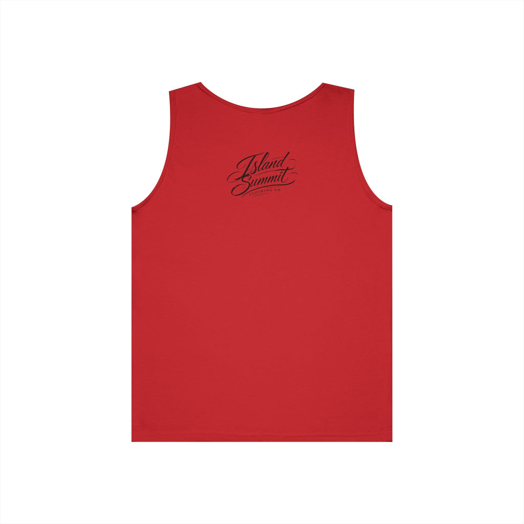 Island Summit script logo Tank Top