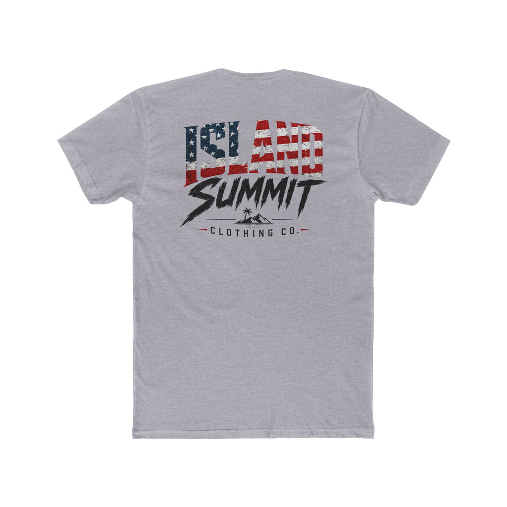 Island Summit Tee — Americana Flag Logo
